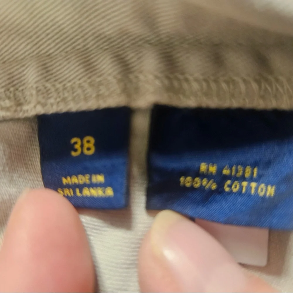 Polo‎ by Ralph Lauren Men's Beige Flat Front Shorts